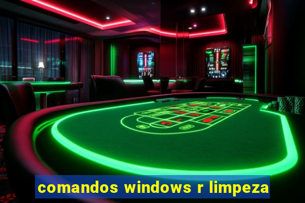 comandos windows r limpeza